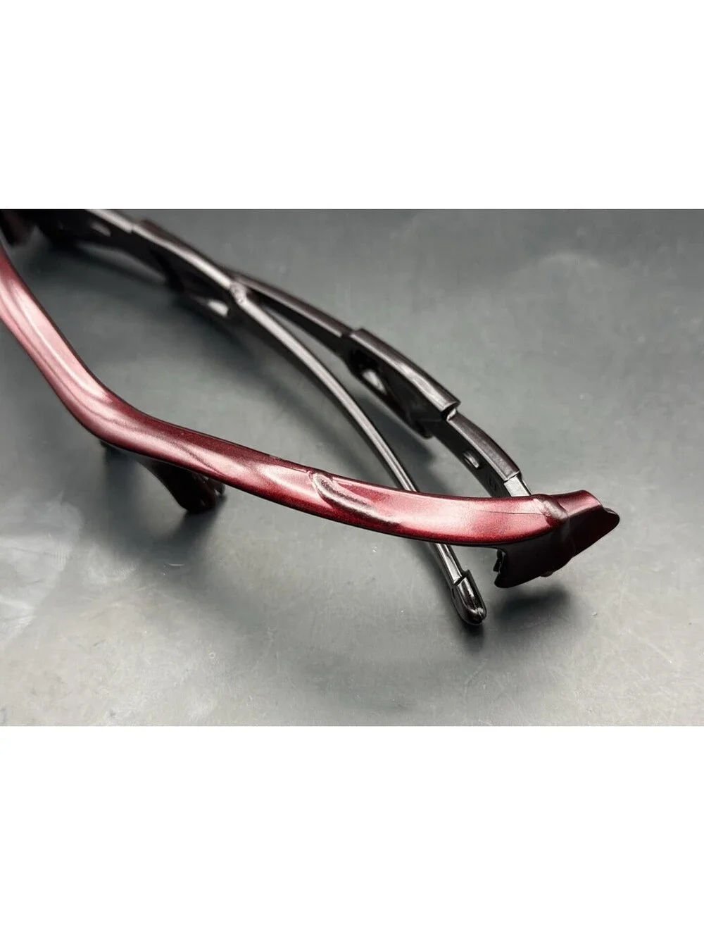 Oakley Flak Jacket Team Red/Dark Berry Frame